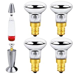 Mitening 30 W E14 R39 reflectorlamp voor lavalamp, warm wit 2700 K, 340 lm, E14 fitting R39 gloeilampen, AC220-230 V, voor het verwarmen van bellenlamp, raketlamp, glitterlamp