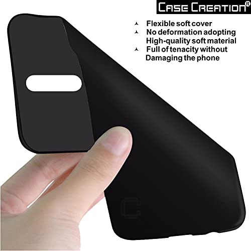 Image of Case Creation for Redmi K20 Pro 2020 Back case, Xiaomi Redmi K20 Pro Slim Flexible Smart Look case with 360 Camera All Angle Protection (Pure Black)