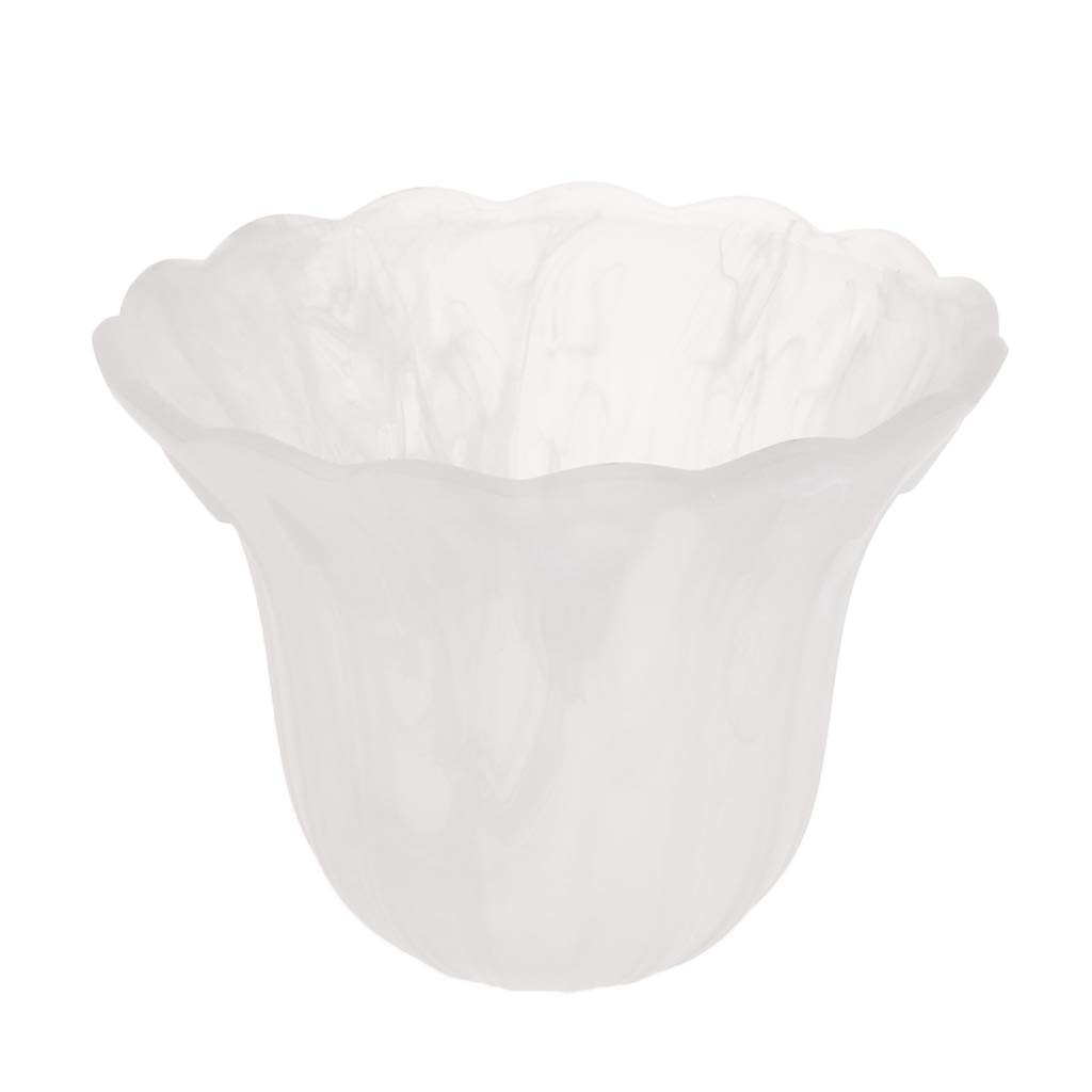 Lustre en verre transparent E27 type 2 ventilateur de plafond plafonnier lumineux salon