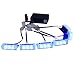 XKTTSUEERCRR 18LED 3 Flashing Modes Vehicle Windshield Dash Deck Grille Strobe Flash Emergency Warning Strobe Light Bar For Truck, Law Enforcement, Police, Firefighter, EMS, Ambulance (Blue)