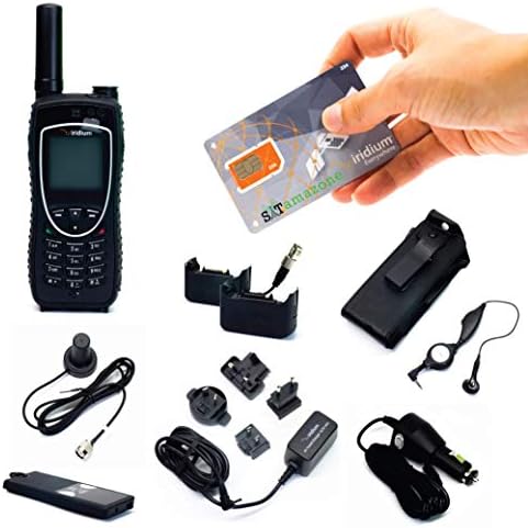 SATAMAZONE Satellite Bundle - Iridium Extreme Phone + Prepaid SIM Card Easy Online Activation - Global Coverage - Calls, Text Messages & Emails, GPS, Online Tracking, Emergency Button.
