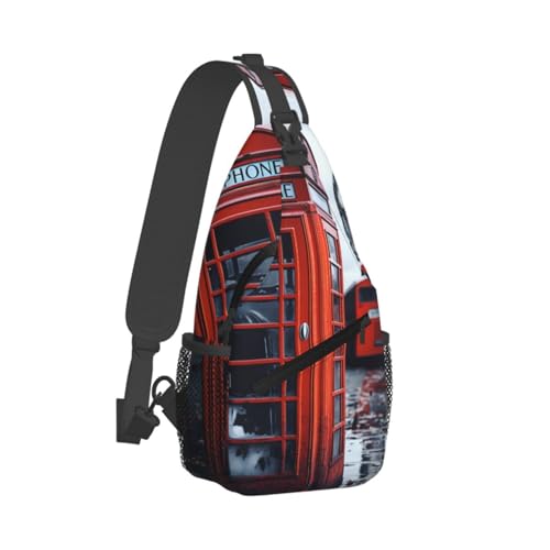 Mochila tipo bandolera pequeña para pecho unisex