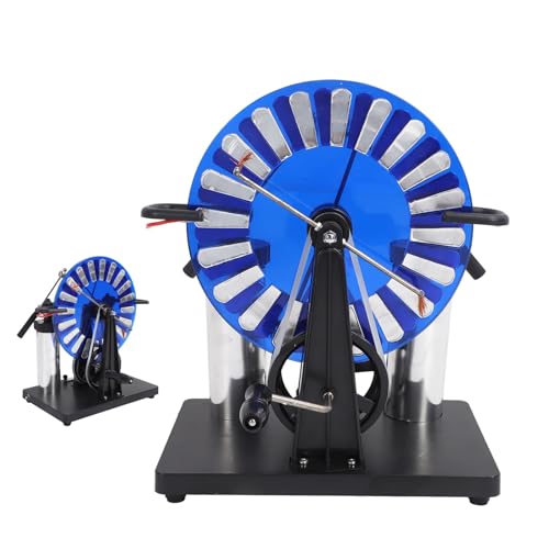 Générateur électrostatique manivelle PVC induction pour kits scientifiques et jouets