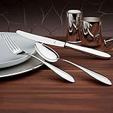 Wilkens versilbertes Besteck Set 24-teilig Silhouette in 180g Royal Versilberung Hochwertiges Besteckset von WILKENS in 180g Versilbert für 6 Personen: Set besteht aus je 6 Menü Löffel, Menü Gabel, Menü Messer, Kaffee Löffel.