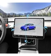 Affichage Tête Haute 9" Pour Tesla Model Y/3 - Carplay Sans Fil, Android Auto - Synchronisation Batterie, Vitesse