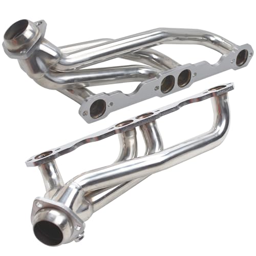 SDonestep Stainless Steel Exhaust Header Manifold For 1988-1997 Chevy GMC 5.0L/5.7L 305 350 V8 - Thumbnail 2