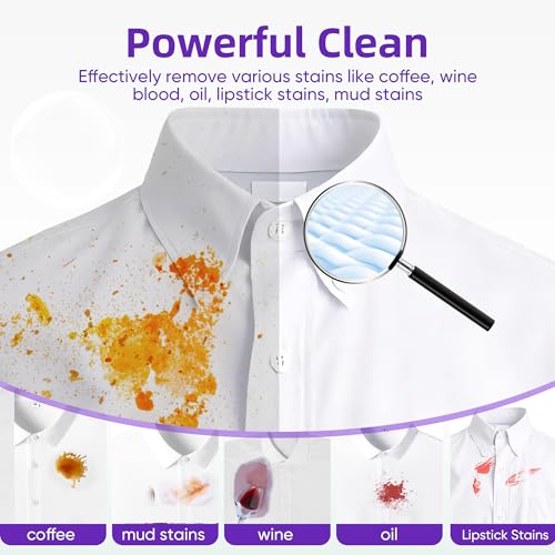 Image of Fisroa Travel Laundry Detergent Sheets 120 Loads Lavender