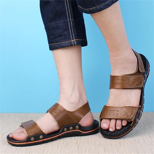 Men's Breathable Sandals Summer Leather Sandals4