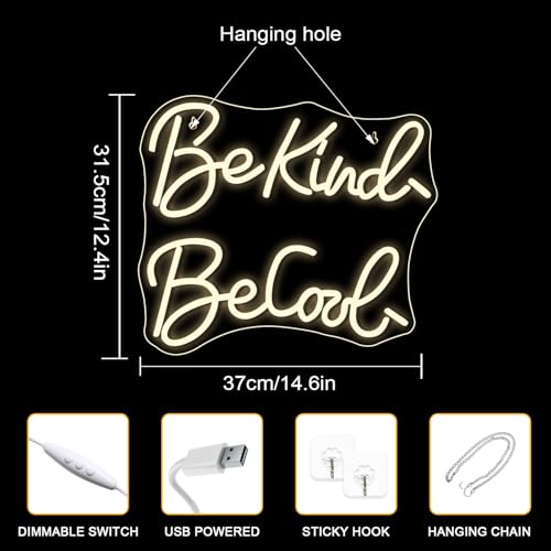 ineonlife Be Kind Be Cool Neon Sign - Image 3