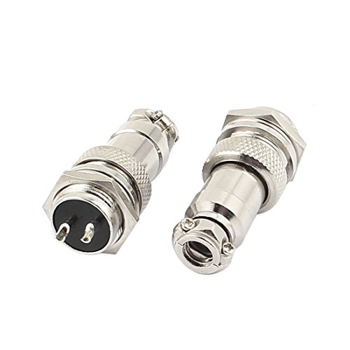 Aexit 2pcs Conectores de Avión AC Audio y Video 250V 7A miniatura 1