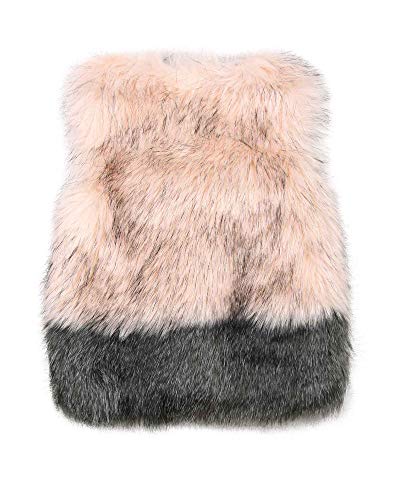 3POMMES Girl's Two Colour-Way Faux Fur Vest, Sizes 4-122