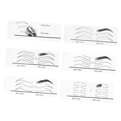 Beaupretty Stencil Per Sopracciglia Modellatori Per Trucco Sopracciglia Strumento Per Disegnare Fai Da Te Strumento Modellatore