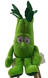 Kuscheltier Plüschtier Goodness Gang Kissen Gemüse 30 cm Speise Obst Zubehör für Kaufladen und Kinderküche ür Mädchen, Jungen & Babys – Flauschiges Stofftier zum Spielen (Porree Lauch)