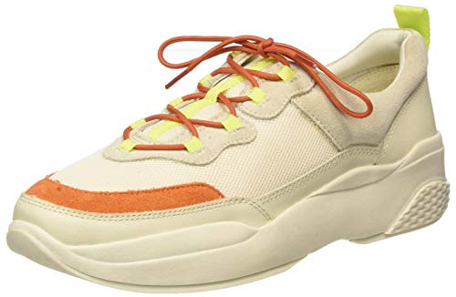 Vagabond Lexy, Zapatillas para Mujer, Multicolor (Offwhite/Orange 90), 36 EU