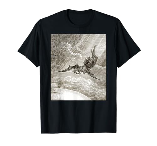 Paradise Lost Gustave Dore Satans Fall Camiseta