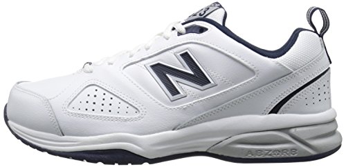 New Balance Men's 623 V3 Casual Comfort Cross Trainer, White/Navy, 12 X-Wide #TOP7