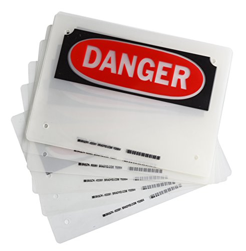 Pochettes de plastification Brady 28 cm large transparent 23361 rouge