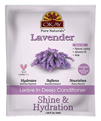 Okay Leave-In Deep Conditioning Packettes Lavender (3 Pack)