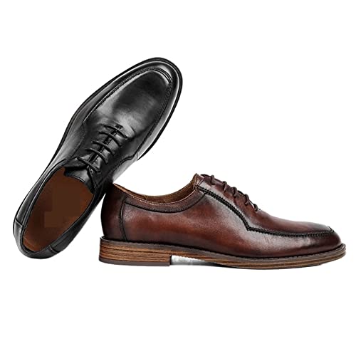 Zapatos de cuero puntiagudos para hombre, perfectos para oficina y eventos