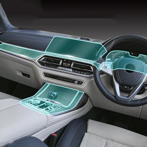 Film anti-rayures auto-cicatrisant pour console BMW X7 2019-2020
