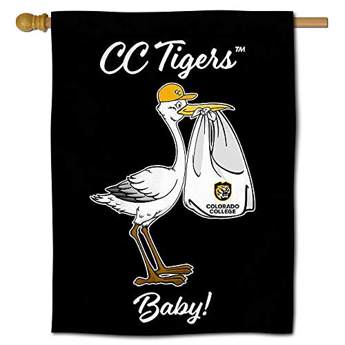 Colorado College Tigers New Baby Gift Banner Flag