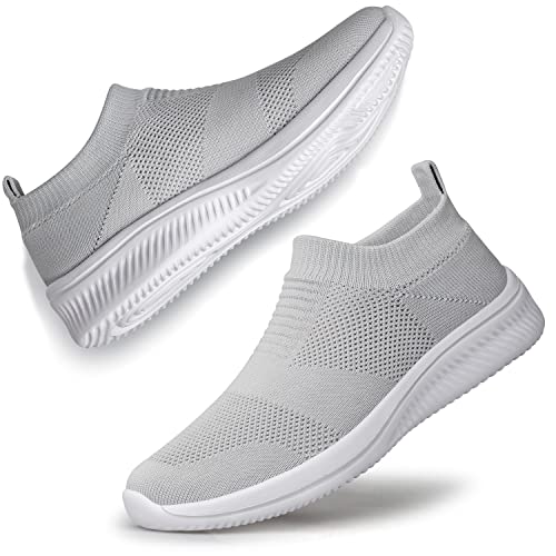 Image of vibdiv Pull-on Shoes Women Sock Sneakers Casual Lightweight Walking Jogging Yoga Indoor Outdoor Travel