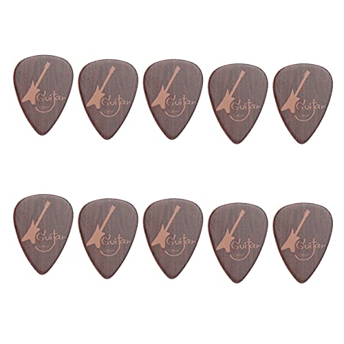Eujgoov 10 peças de palhetas de guitarra de celuloide para guitarra acústica clássica e elétrica ou