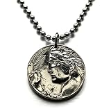 1910 Italy 20 Centesimi coin pendant Italian lady Minerva Rome Milan Florence Napoli Torino Palermo Cagliari Genoa Siena Modena Parma Positano Tuscany Ancona Perugia Pisa Lecce Lucca Amalfi n003176