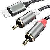 aux cinch buchse HiFi-Soundqualität: Die premium verzinnte sauerstofffreie Kupferleitung und der 24K vergoldete Stecker bieten erstklassige Stereo-Audioqualität mit minimalem Signalverlust.