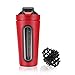 Produktbild Slimerence Eiweiß Shaker, Nutrition Fitness Shaker Protein Shaker Bottle Edelstahl mit Shaker Ball Gratis Mixer Cup BPA frei für Gym Workout Fitness 700ml