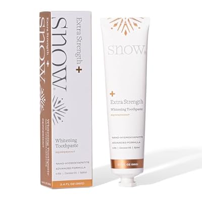 Snow Nanohydroxyapatite Whitening Toothpaste - Oral Care with Kaolin & Nano Hydroxyapatite Toothpaste, Xylitol Toothpaste for Adults - Core