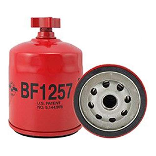 Baldwin Filters BF1257 Fuel Filter, 4-7/32 x 3 x 4-7/32 In