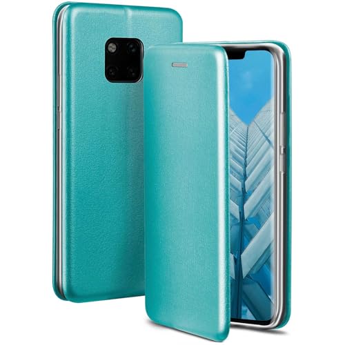 Étui Huawei Mate 20 Pro OneFlow en simili cuir bleu avec fente carte