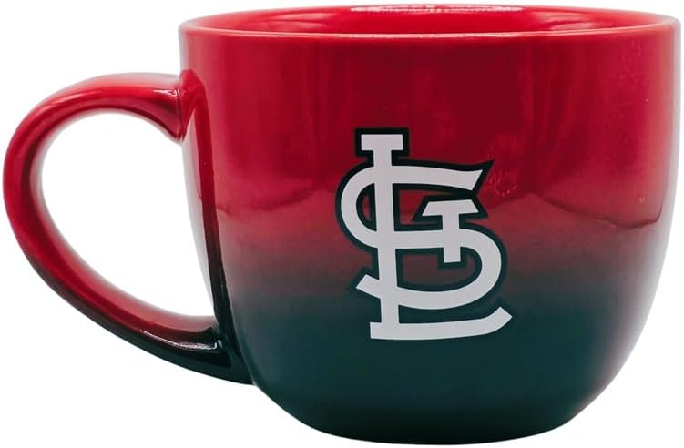 Boelter Brands MLB Large 16oz Ombre Fade Bistro Mug (St Louis Cardinals) - Image 3