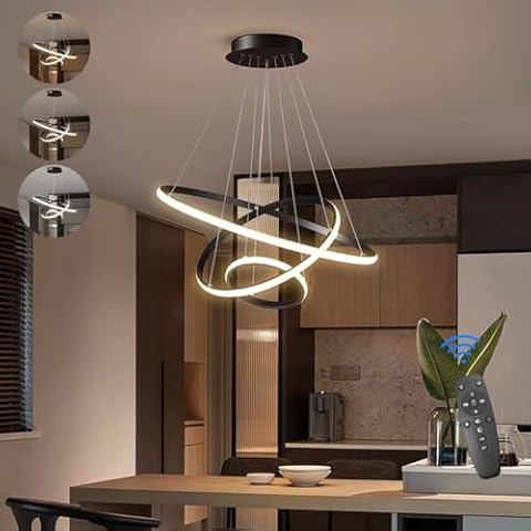 Lustre KSIBNW 3 Anneaux LED Cover