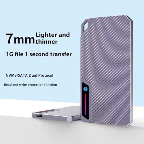 Caja Externa para Disco Sólido USB 3.1 10Gbps Aluminio miniatura 7