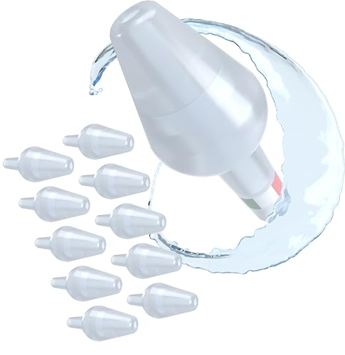 Rino Set Olive Nasali per Lavaggi Neonato, Bambini e Adulti, Made in Italy per Soluzione Fisiologica (10 Olive)