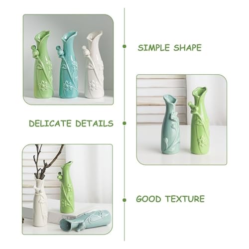 Minijardinera hidropónica de cerámica para decorar espacios pequeños sin ensuciar 4