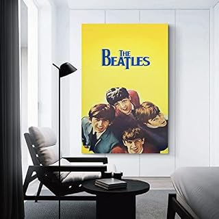 Poster décoratif sur toile The Beatles Band – Poster mural et art – Décoration moderne pour chambre à coucher familiale… - Les Beatles, Paul McCartney, John Lennon, RIngo Starr, George Harrison Poster décoratif sur toile The Beatles Band - Poster mural et art - Décoration moderne pour chambre à coucher familiale… – Image 3