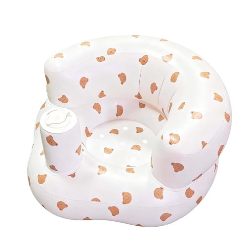 Inflatable Baby Chair Infant Seats for Sitting Up 3 Months Built in Air Pump Back Support Seat Train Babies to Sit Steadily Baby Sitting Chair