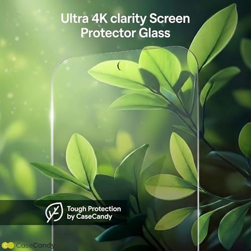 Image of Casecandy - (2 Pack Screen Protector Tempered Glass for Samsung S26 | 9H Glass for samsung S26 Screen Protector 5G, [Easy Application Kit] [Bubble Free] [6.2 Inch] - HD