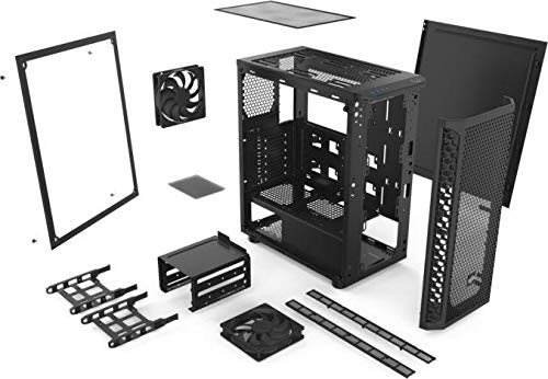 SilentiumPC Signum SG1 TG Midi-Tower Negro - Caja de Ordenador (Midi-Tower, PC, ATX,Micro-ATX,Mini-ITX, Negro, 16,1 cm, 32,5 cm)