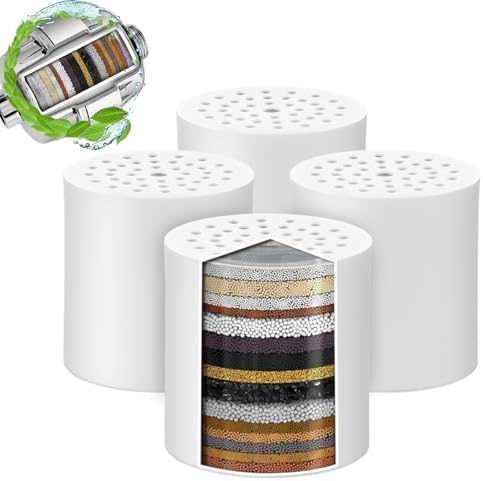 4 Pack 20 Stage (Also Fit 15, 18 Stage) Shower Filter Universal R...