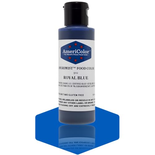 AmeriColor AmeriMist Royal Blue Airbrush Food Color, .4.5 oz