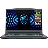 MSI Laptop Gamer Thin A15 NVIDIA Geforce RTX 3050 AMD Ryzen 5 7535HS 16GB RAM 512GB SSD 15.6'...