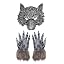 Wolf Mask and Gloves