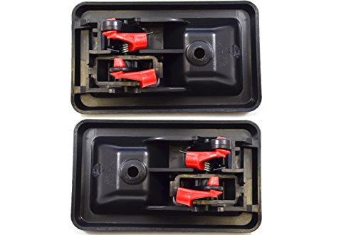Pt Auto Warehouse Ch-2833A-Dp - Inside Interior Inner Door Handle, Black - Left/Right Pair #TOP1