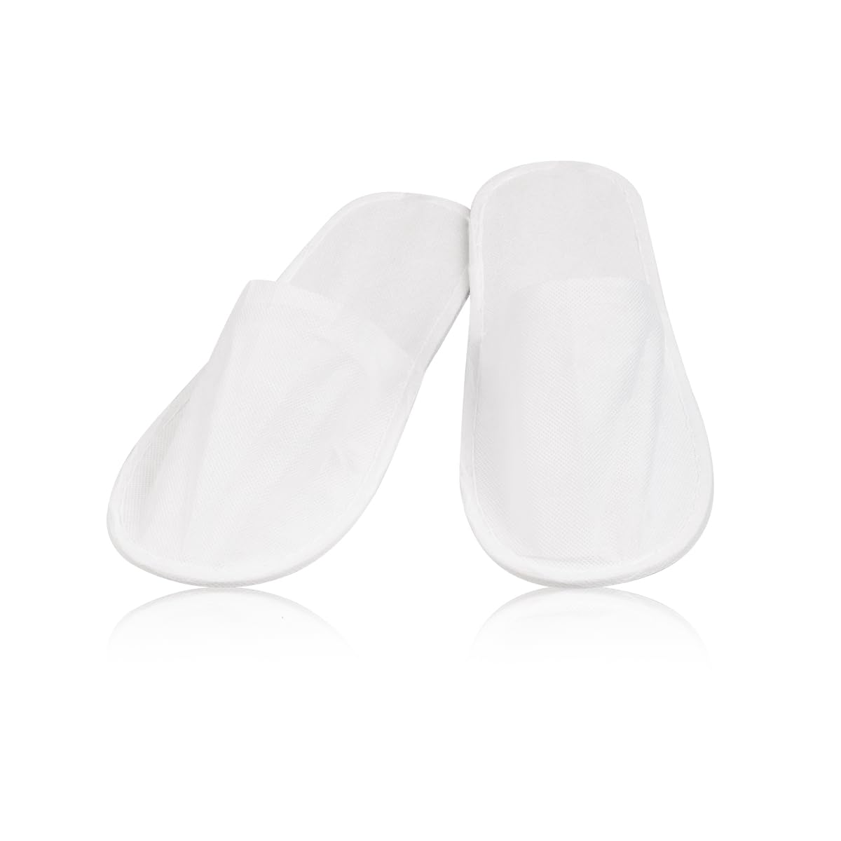 Generico 100 paia di ciabatte pantofole cortesia per alberghi hotel spa in TNT/EVA, 42 gr, 28,5 x 11,7 cm, Soft Chiuse