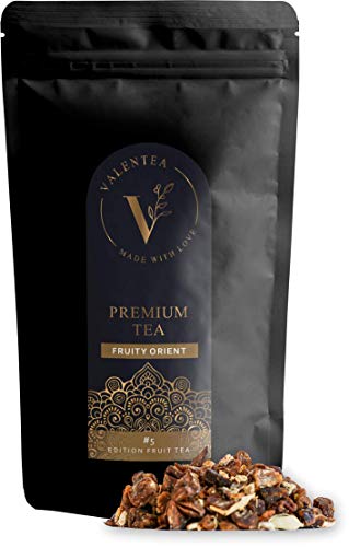 VALENTEA-BIO-Milder-Fruechtetee-Datteln-Weinbeeren-Vanille-und-Zimt-Premium-lose-Teemischung-heiss-kalt-FRUITY-ORIENT-100g