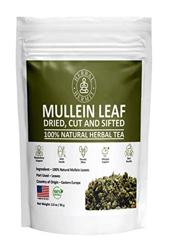Mullein Leaf Tea Loose Leaf Respiratory & Lung Support Herbal Tea